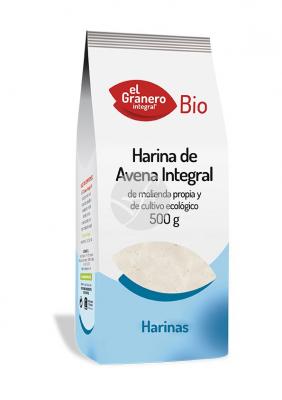 HARINA AVENA INTEGRAL BIOLOGICA 500GR GRANERO INTERGAL