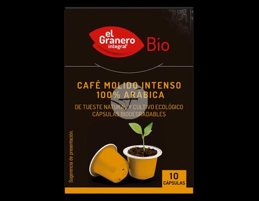 CAPSULAS DE CAFE MOLIDO INTENSO 100% ARABICA GRANERO INTEGRAL