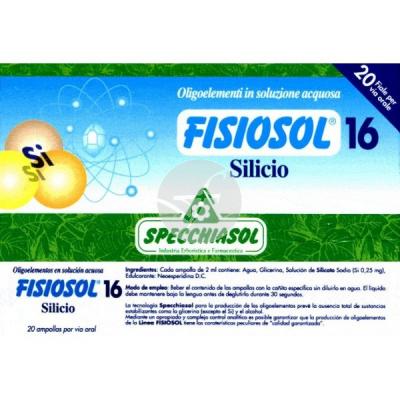 FISIOSOL-16 SILICIO(ORTIGA) SPECHIASOL