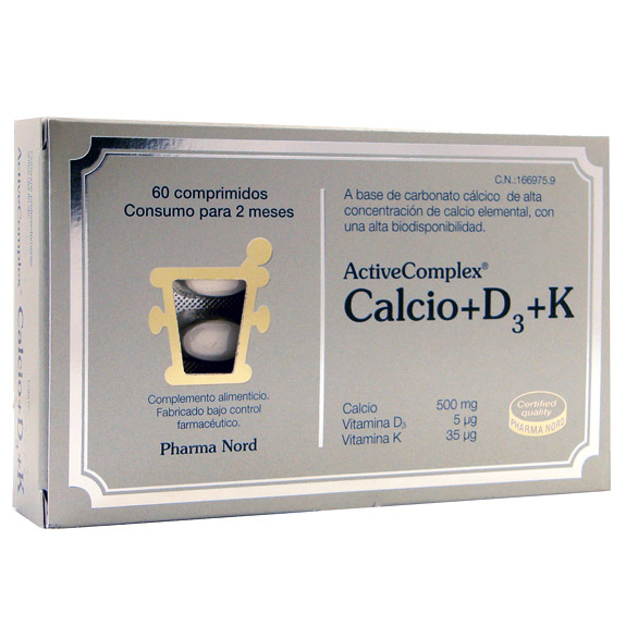CALCIO+VIT.D3+K ACTIVE COMPLEX   PHARMA