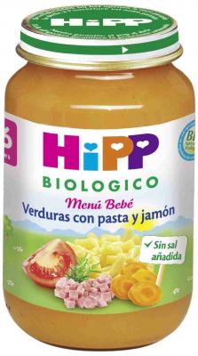 POTITO BIO DE VERDURAS CON PASTA Y JAMON 6 MESES HIPP