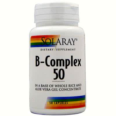 B COMPLEX 50CAP  SOLARAY