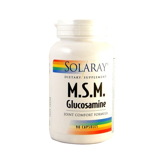 MSM+GLUCOSAMINA 90 CAP SOLARAY