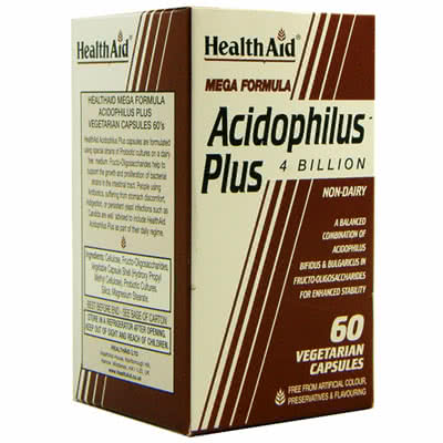 ACIDOPHILUS PLUS 60CAP    HEALTH AID