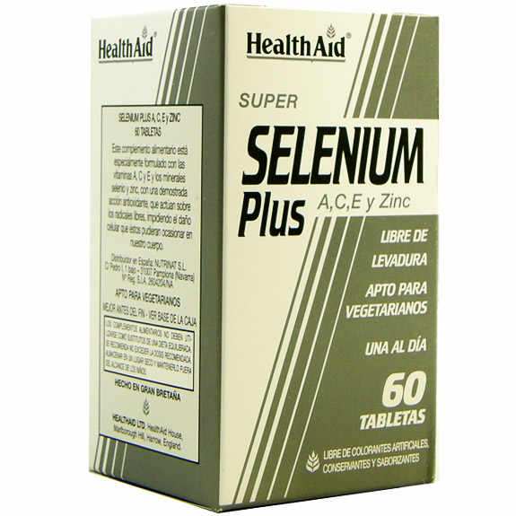 SELENIUM PLUS 60 COMP    HEALTH AID