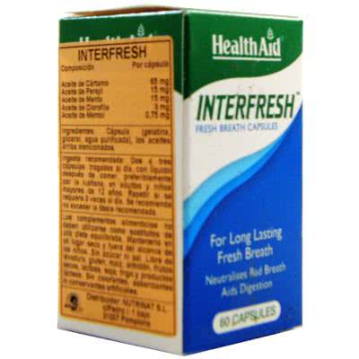 INTERFRESH 60 CAP  HEALTH AID