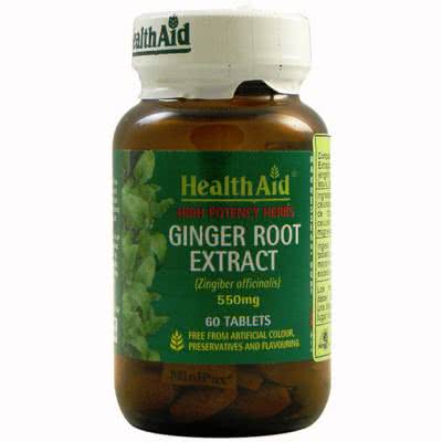 GINGER ROOT 60 COMP  HEALTH AID