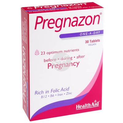 PREGNAZON 30 COMP      HEALTH AID