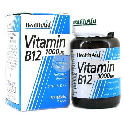 VIT. B12 1000UG 50COMP (HEALTH AID)