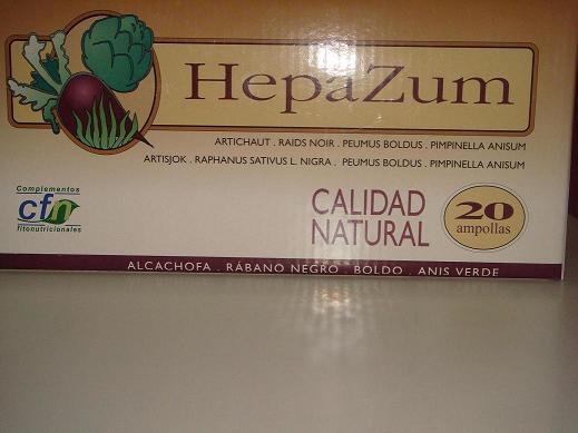 HEPAZUM 20 AMPOLLAS           CFN