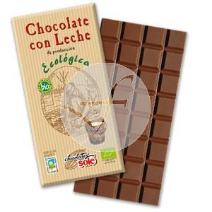 CHOCOLATE CON LECHE ECOLOGICO CHOCOLATES SOLE