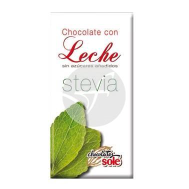 CHOCOLATE CON LECHE CON STEVIA CHOCOLATES SOLE
