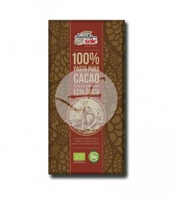 CHOCOLATE NEGRO 100% CACAO ECOLOGICO CHOCOLATES SOLE