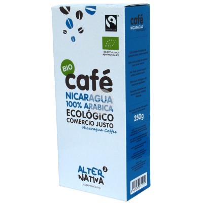 CAFE MOLIDO NICARAGUA ARABICA BIO COMERCIO JUSTO ALTERNATIVA3