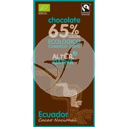 CHOCOLATE 65% CACAO ECUADOR BIO COMERCIO JUSTO ALTERNATIVA 3
