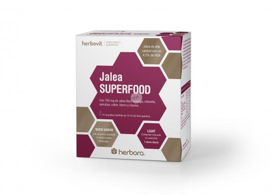 JALEA SUPERFOOD 15 AMPOLLAS HERBORA