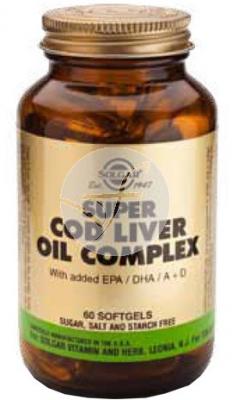 SUPER COD LIVER OIL COMPLEX 60CAP SOLGAR