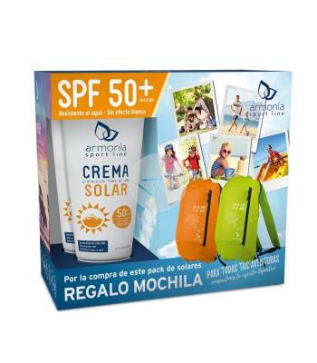 PACK CREMA SOLAR 2X150ML + REGALO DE MOCHILA ARMONIA