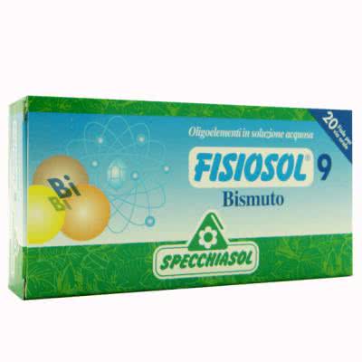 FISIOSOL-9 BISMUTO 20VIALES SP (SPECCHIASOL)