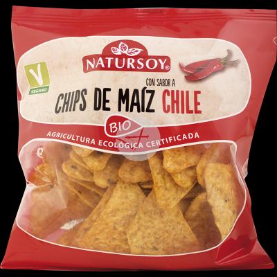 CHIPS DE MAIZ CHILI NATURSOY