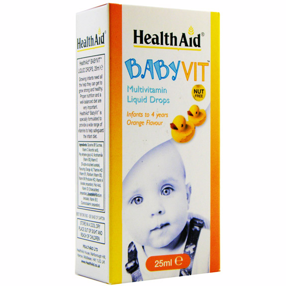 BABYVIT LIQUID DROPS 25ML HEALTH AID