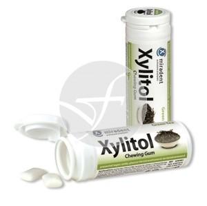 CHICLES XYLITOL SABOR TE VERDE MIRADENT