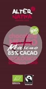 CHOCOLATE 85% CACAO MASCAO BIO COMERCIO JUSTO ALTERNATIVA 3